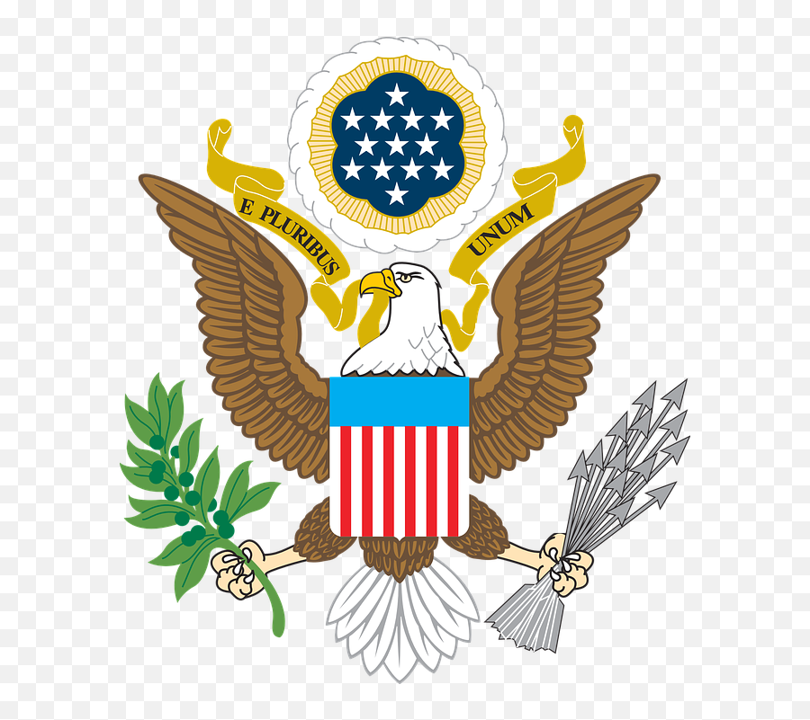 Seal Usa Eagle - Clip Art American Eagle Emoji,Washington Flag Emoji