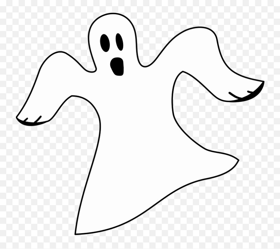 Fantasma Gráficos Vectoriales - Ghost Clipart Black Background Emoji,Salt Emoji