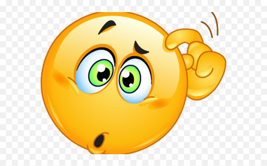 Sad Emoji Clipart Thinking - Please Smiley Symbols,Big Think Emoji