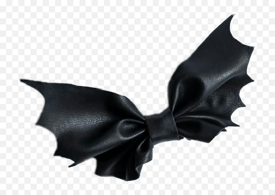 Ftebow Bow Black Bat - Frauen Fliege Aus Filz Emoji,Black Bow Emoji