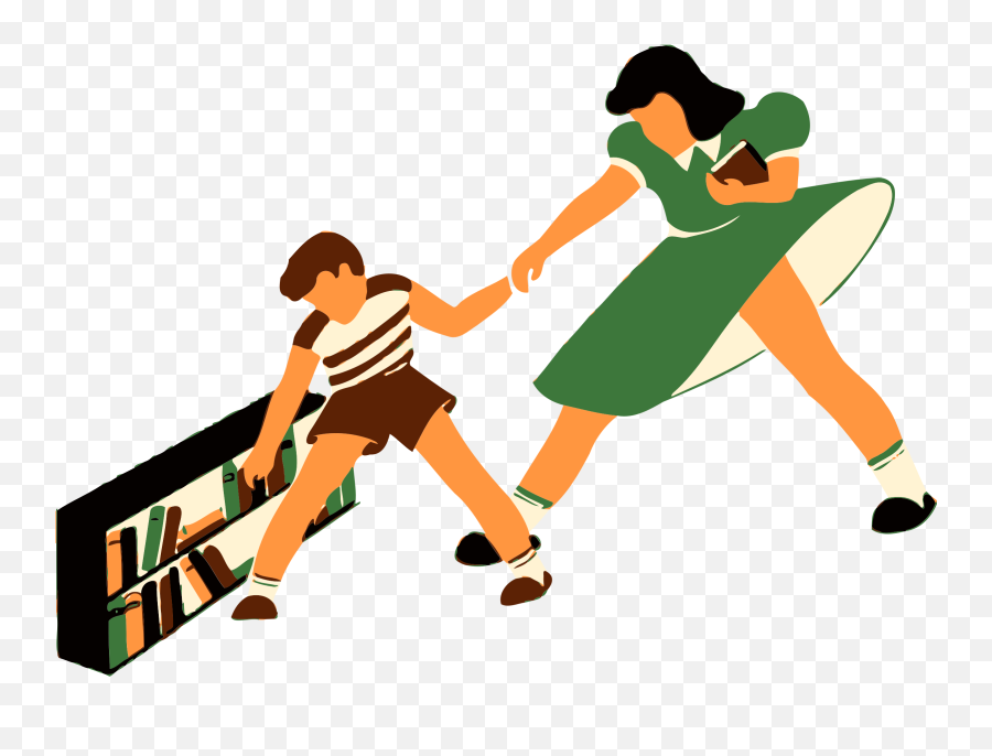 Mom Pulling Boy Back To School Vector Clipart Image - Wpa Posters Emoji,Soccer Mom Emoji