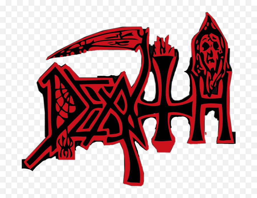 Deathband Band Deathmetal Metal Heavymetal Metalhead - Death Logo Emoji,Heavy Metal Emoji
