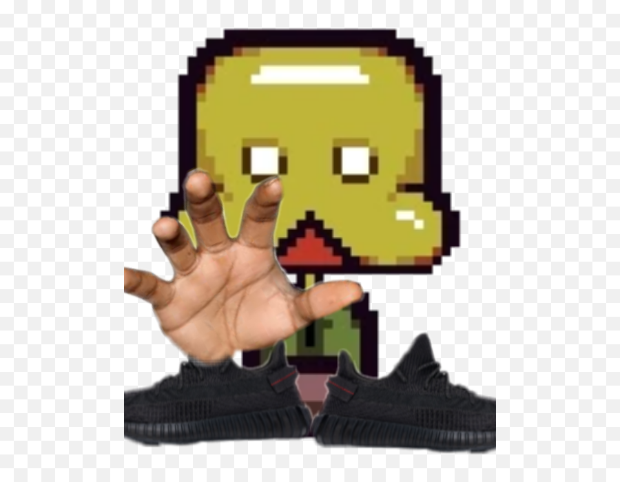 The Hands On The Right Side Happy Now Petscop - Petscop Character Emoji,High Five Emoticon