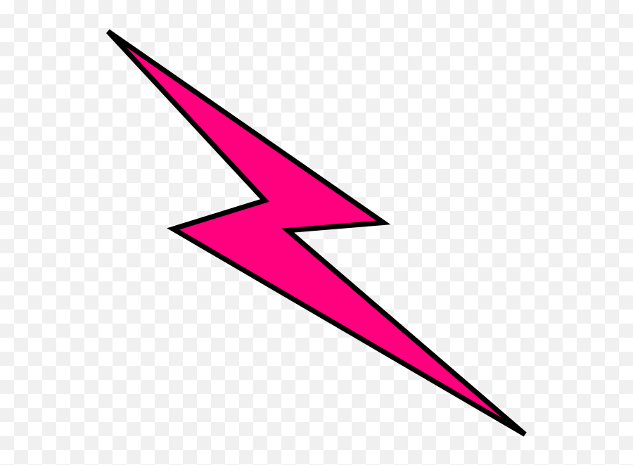 Lighting Bolt Drawing Free Download On Clipartmag - Neon Pink Lightning Bolt Emoji,Lighting Bolt Emoji