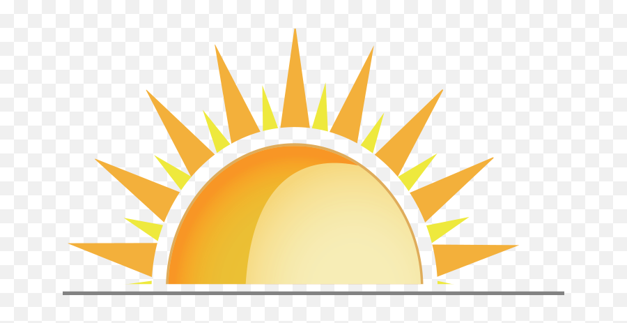 Half Sun Clipart - Half Sun Clipart Png Emoji,Sharingan Emoji