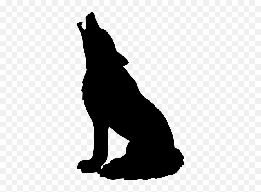 Howling Wolf Clip Art Dayasriohe Top 2 - Black Wolf Png Emoji,Werewolf Emoji