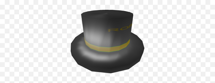 Golden Top Hat Roblox - Costume Hat Emoji,Top Hat Emoji