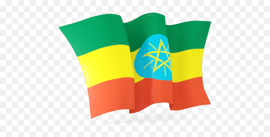 Flag Of Ethiopia - Waving Ethiopian Flag Png Emoji,Ethiopian Flag Emoji