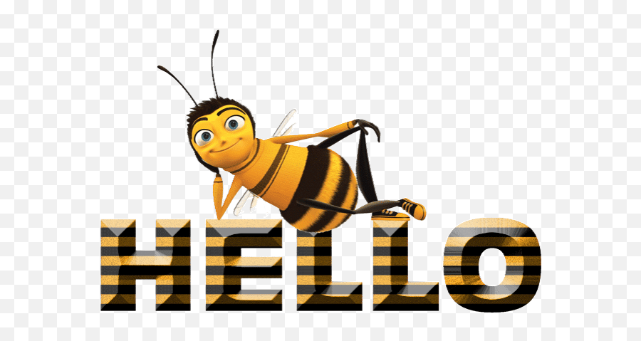 Top Letter Bee Academy Stickers For Android U0026 Ios Gfycat - Bee Movie Clipart Emoji,Bee Emoticon
