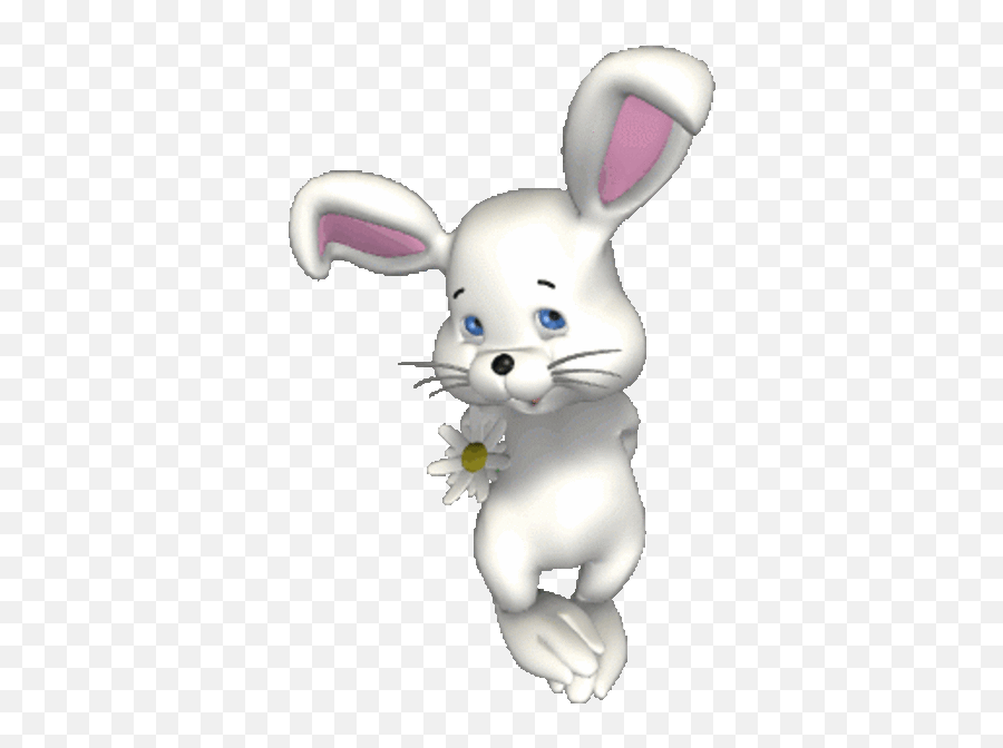 One - Andonlyone Animated Emoticons Funny Illustration Moving Happy Easter Animated Emoji,Rabbit Emoticons