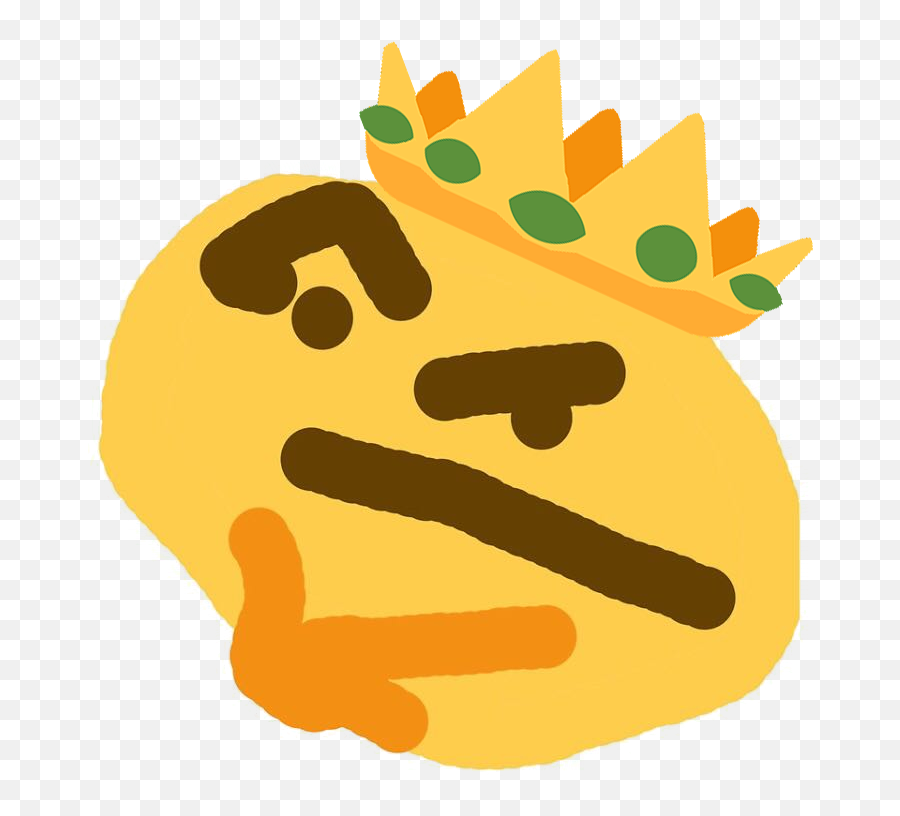 Thinking Face Meme Png - Distorted Cry Laugh Emoji,Thinking Emoji