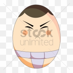 Free Easter Egg Vector Image - Cartoon Emoji,Egg Emoticon