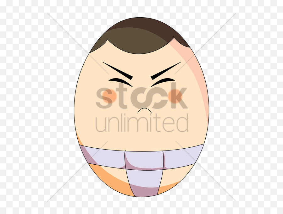Free Easter Egg Vector Image - Cartoon Emoji,Egg Emoticon