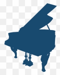 Large Piano Silhouette Vector Image - Piano Graphic Emoji,Classic Emoji Keyboard