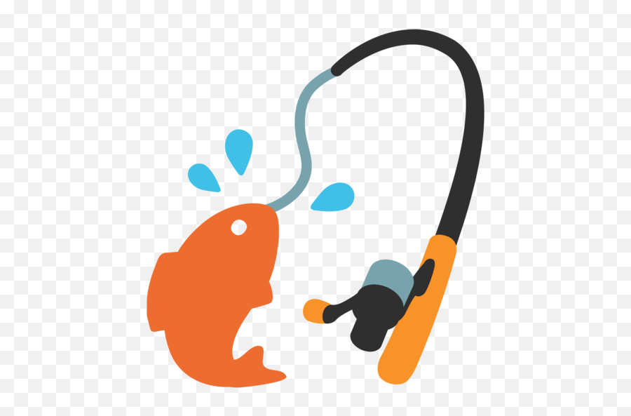 Fishing Pole Emoji - Fishing Rod Emoji,Fishing Emoji