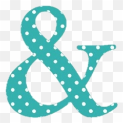 Ampersand - Polka Dot Emoji,Ampersand Emoji