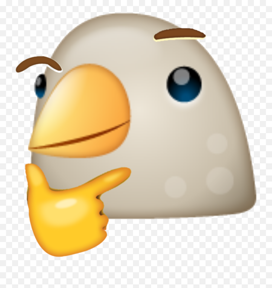 Thinking - Symbols Bird Emoji Whatsapp,Owo Thinking Emoji