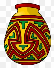 Rode En Gele Vaas - Vase Emoji,Vase Emoji