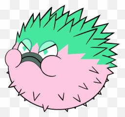 Download Puffer Fish Cartoon Png - Monster Steven Universe Corrupted Gems Emoji,Pufferfish Emoji