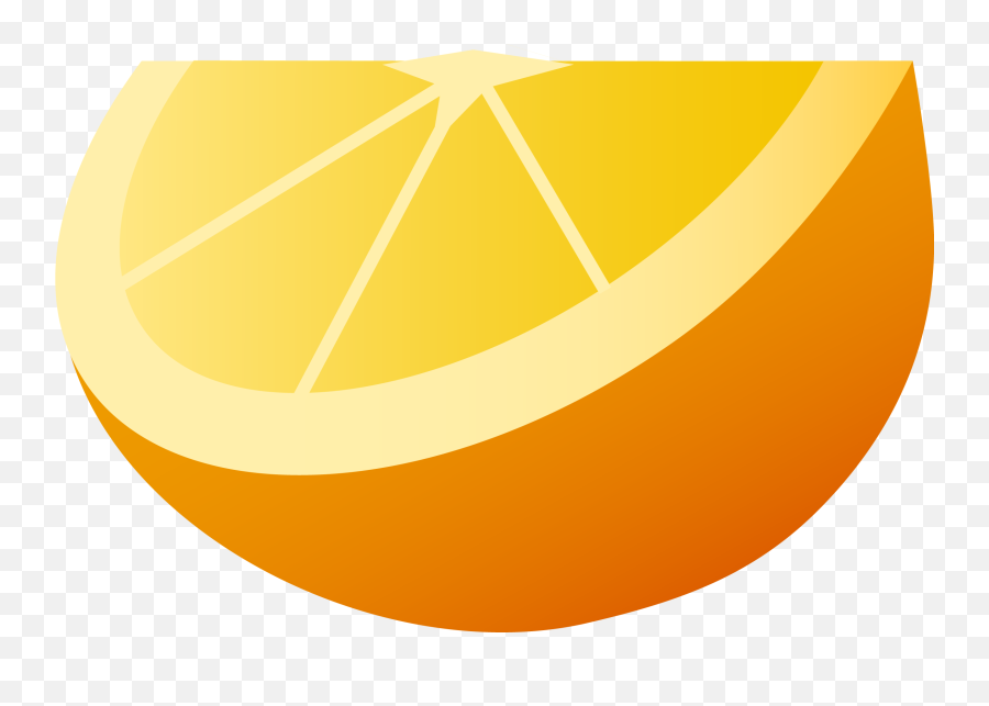 Picture - Orange Wedge Cartoon Emoji,Cheesehead Emoji