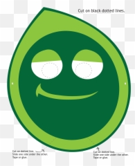 Hippie Butter Halloween Mask - Circle Emoji,Hippie Emoticon