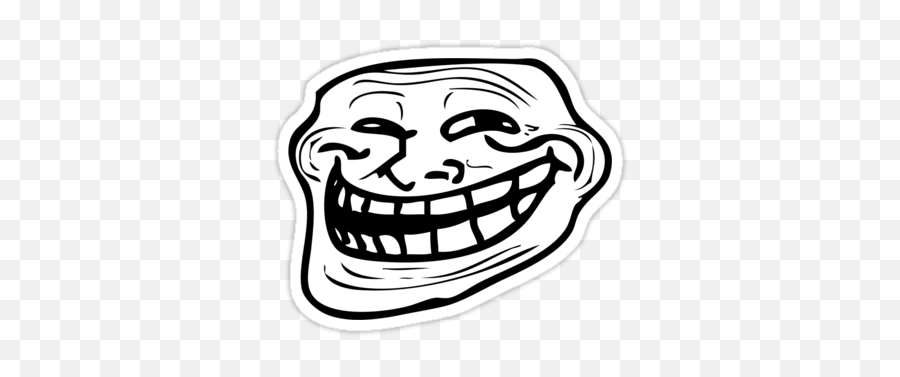 Trollface Sticker Devstickers - Troll Face Emoji,Trollface Emoticon