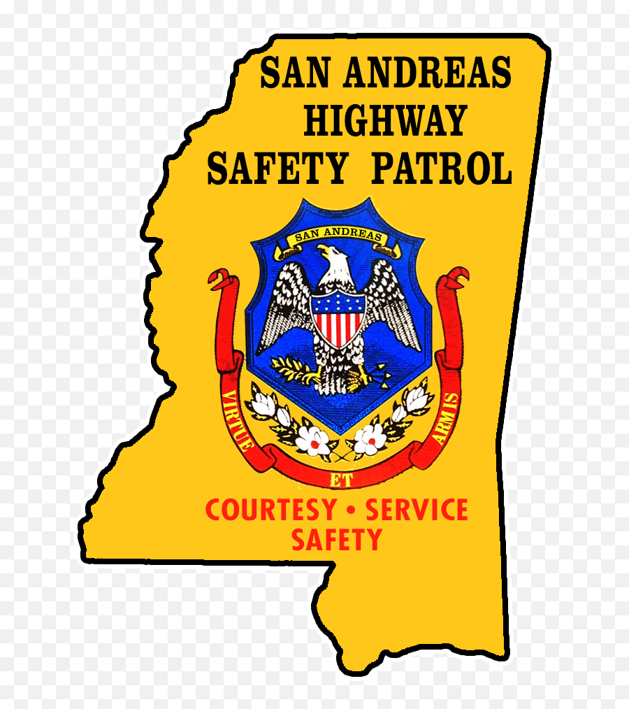 50 States Of San Andreas - San Andreas State Trooper Emoji,Mississippi Flag Emoji