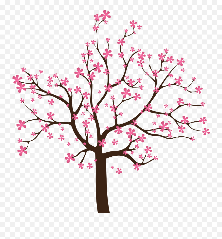 Transparent Background Cherry Blossom Tree Clipart Emoji,Sakura Emoji