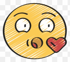 Blow Kiss - Circle Emoji