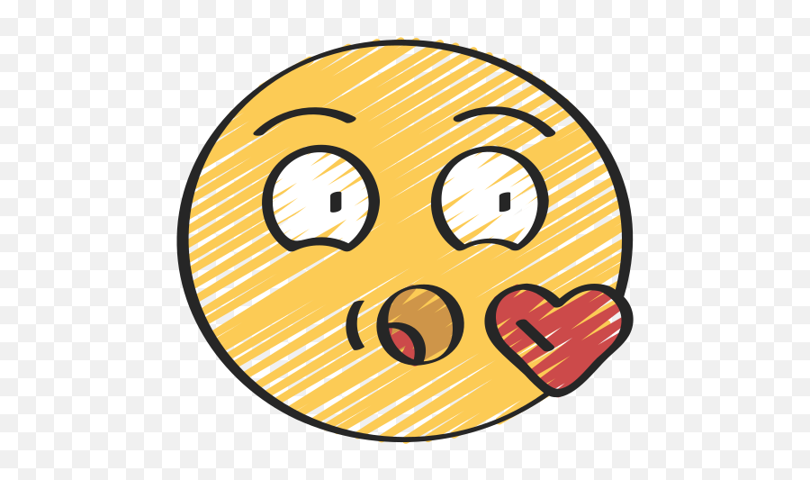 Blow Kiss - Circle Emoji,Blow A Kiss Emoji