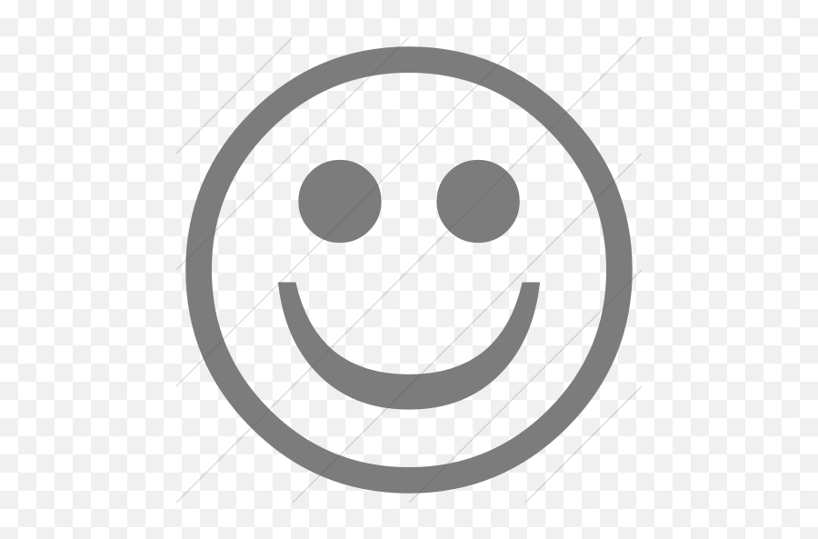 Iconsetc Simple Dark Gray Classic Emoticons Smiling Face Icon - Neutral Face Icon Emoji,Black Emoticons