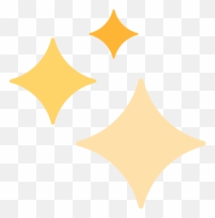 Fxemoji U2728 - Transparent Twinkle Emoji,Sparkle Emoji