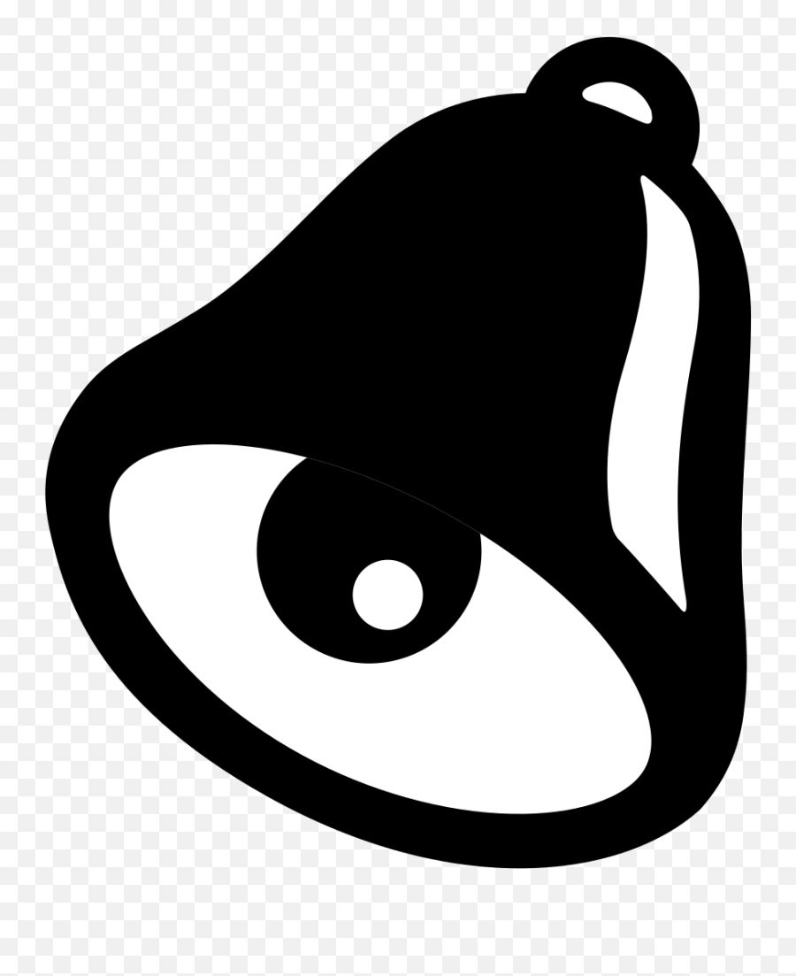 Emoji Black Bell2 - Clip Art,B Button Emoji