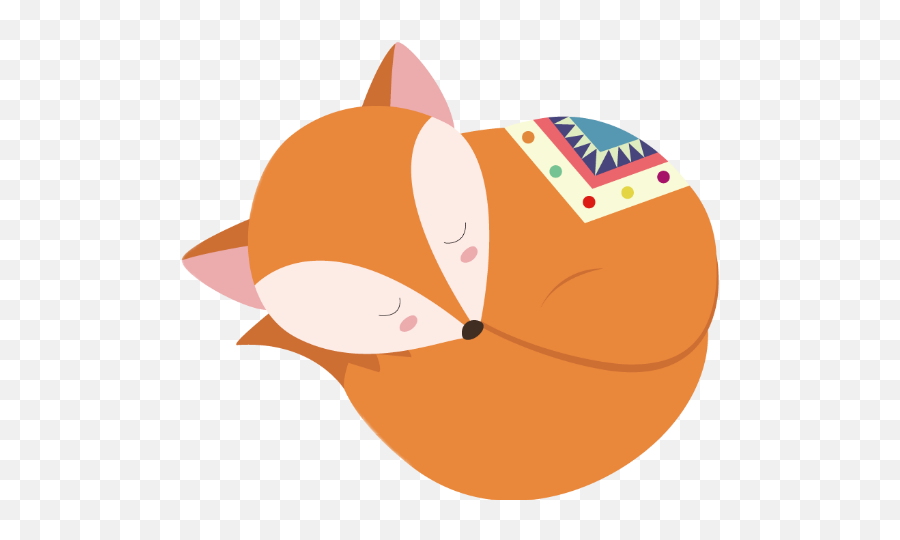 Sleeping Sleep Sleepy Fox Sleepingbeauty Animal Animals - Sleeping Fox Vector Png Emoji,Sleeping Beauty Emoji