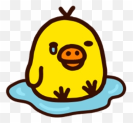 Kiiroitori Rilakkuma Soft Softbot - Cartoon Emoji,Duck Emoticon Text
