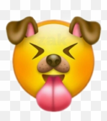 snapchat perro emoji sticker Sticker by abril - Emoji Iphone Fond D Écran