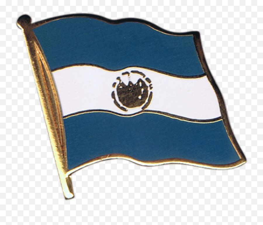 El Salvador Flag Pin Badge - Easy How To Draw A Mexican Flag Emoji,Flag Of Mexico Emoji
