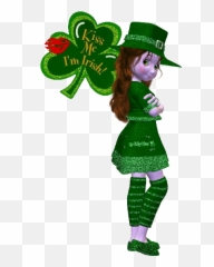 Kiss Me I Am Irish St Patricks Day Graphics99com - Transparent Gif Emoji