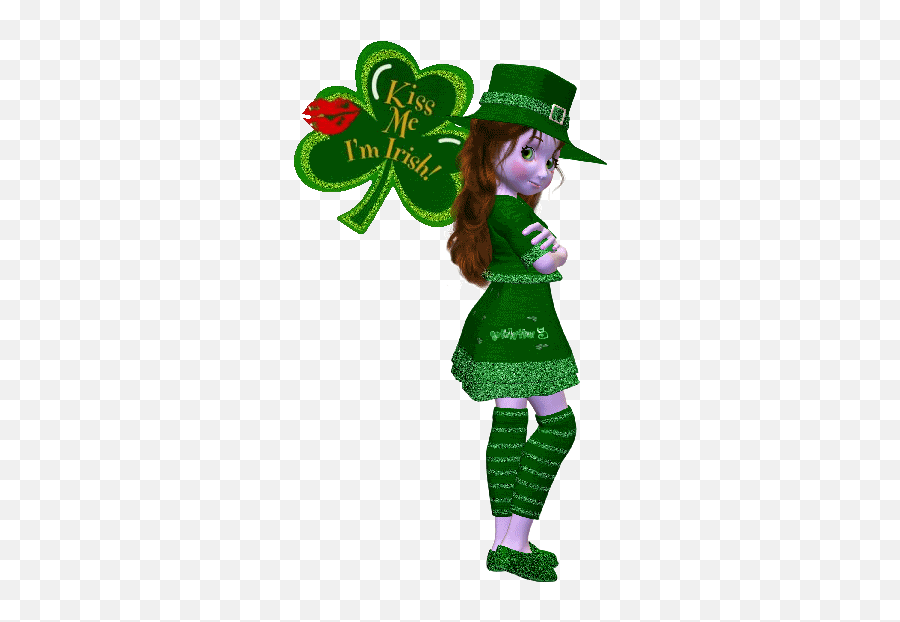 Kiss Me I Am Irish St Patricks Day Graphics99com - St Day Transparent Gif Emoji,St Patricks Day Emoticon