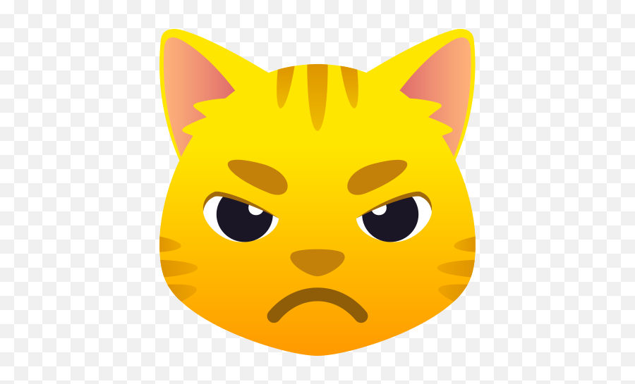 Emoji Sullen Cat To Copypaste Wprock - Emoji Gato,Eye Rolling Emoji