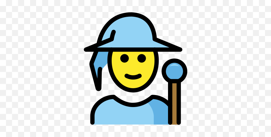 Mage Emoji - Emoji,Witch Hat Emoji