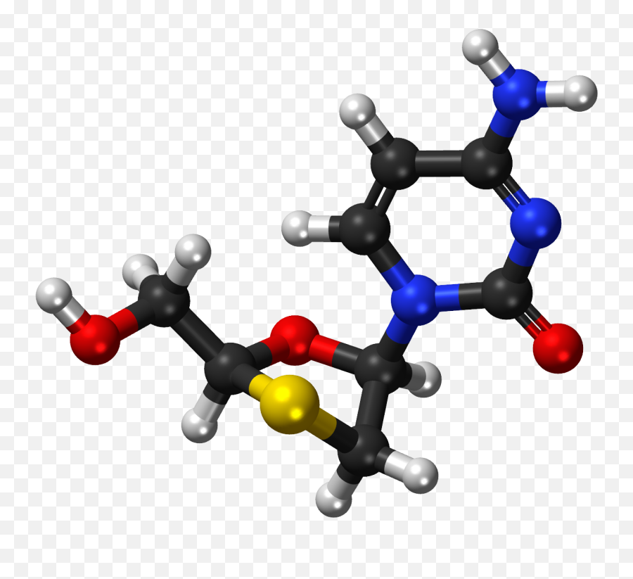 Lamivudine Ball - Molecule Emoji,Reverse Emoji