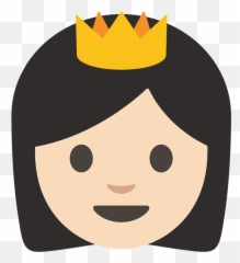 Princess Emoji Clipart - Art