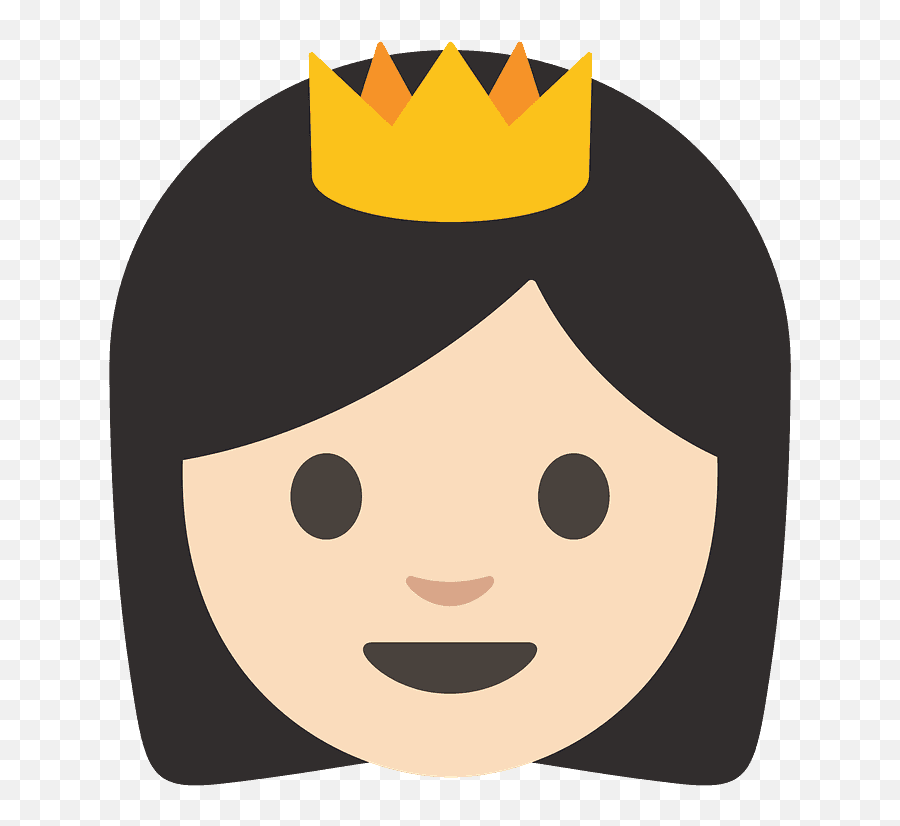 Princess Emoji Clipart - Princess Emoji Art,Princess Crown Emoji