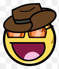 The Most Awful Shitty Emoticon Posted - Sniper Awesome Face Emoji,Sniper Emoji