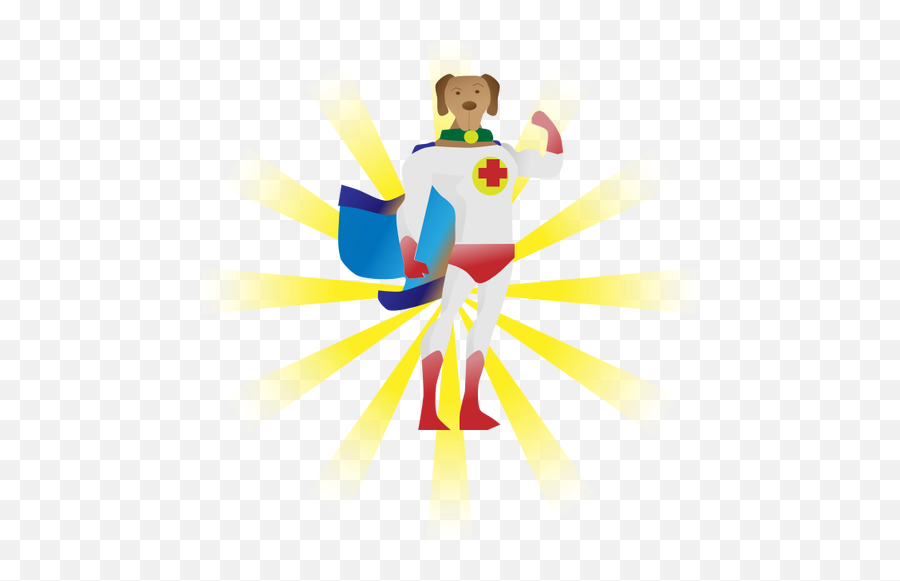 Vector Drawing Of Superhero Watchdog - Vector Graphics Emoji,Super Bowl Emojis