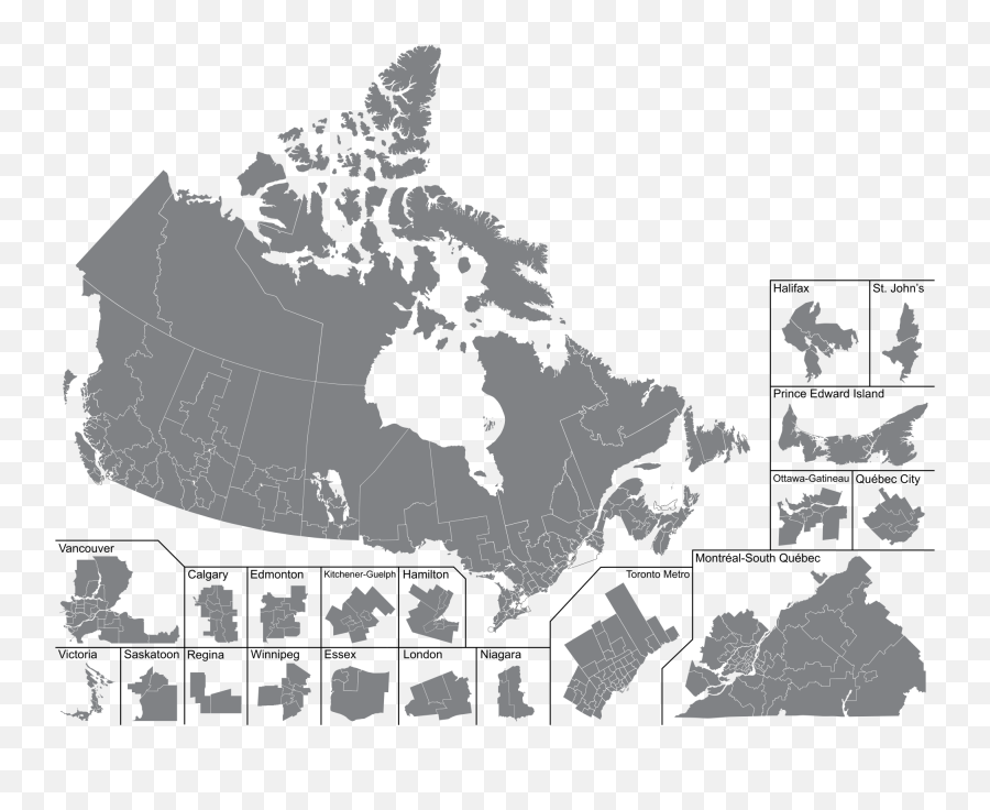 Canadian Federal Electoral Districts - Election Map Canada 2019 Emoji,Box Emoji Meaning