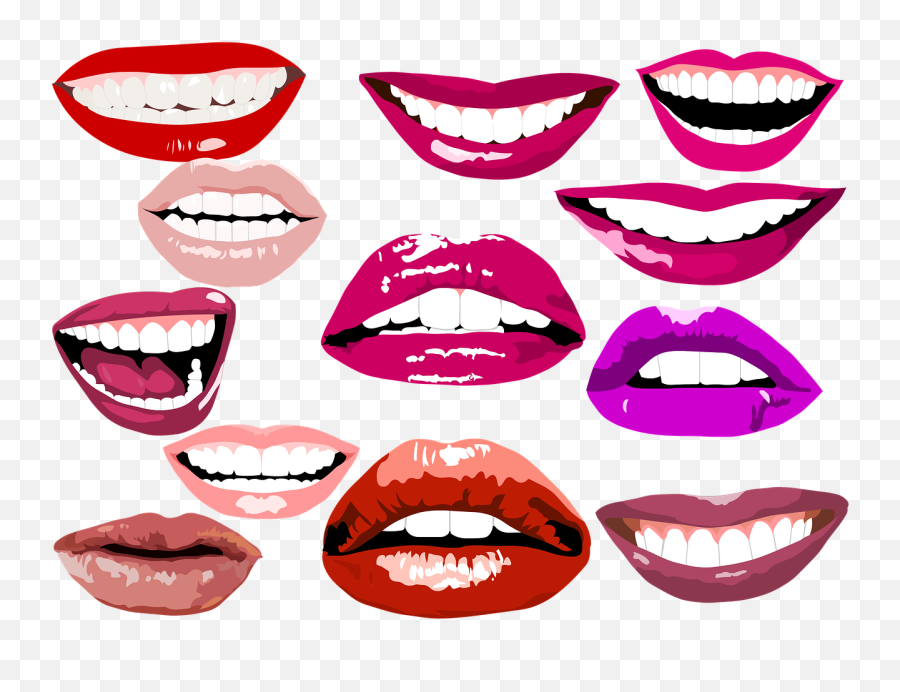 Clipart Smile Brace Transparent - Type Of Teeth And Mouth Emoji,Brace Face Emoji