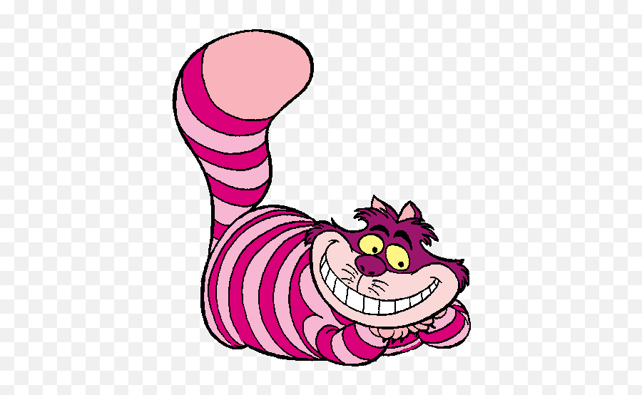 Wonderland Cheshire Cat Clipart - Alice In Wonderland Cheshire Cat Clipart Emoji,Cheshire Cat Emoji