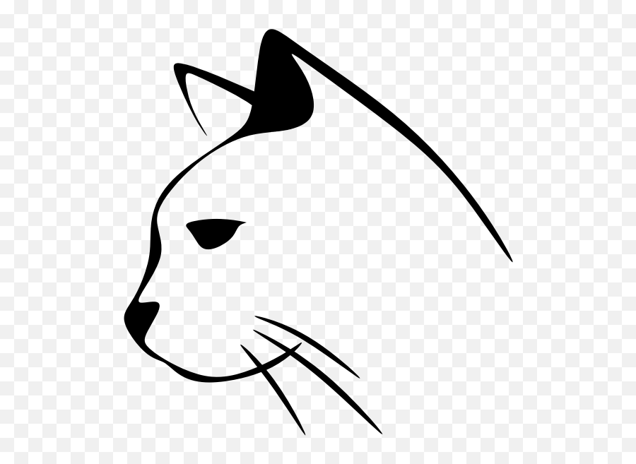 Cat Line Art - Cat Head Logo Png Emoji,Discord Eyes Emoji